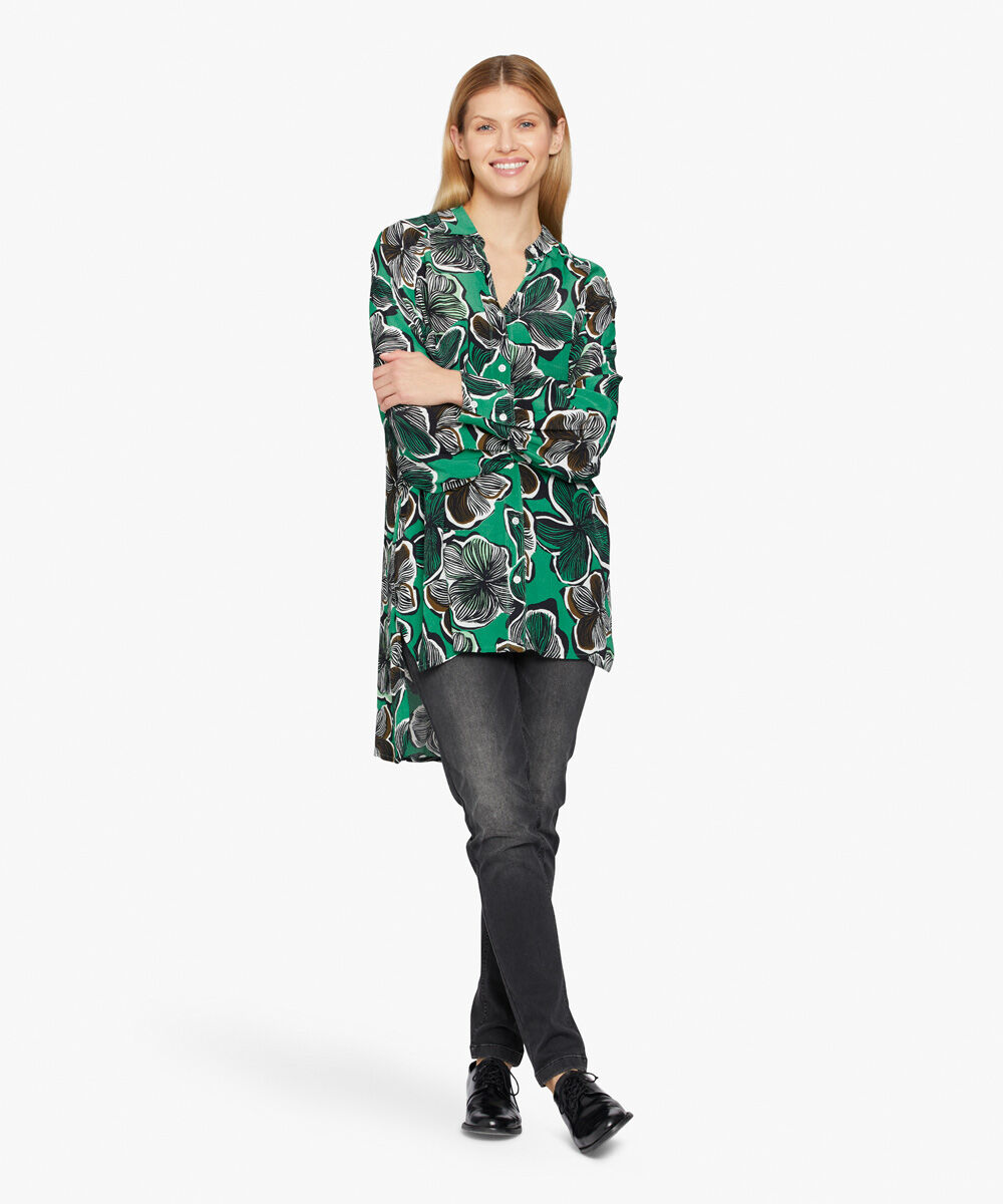 IDINEA HEMDBLUSE, Bottle Green