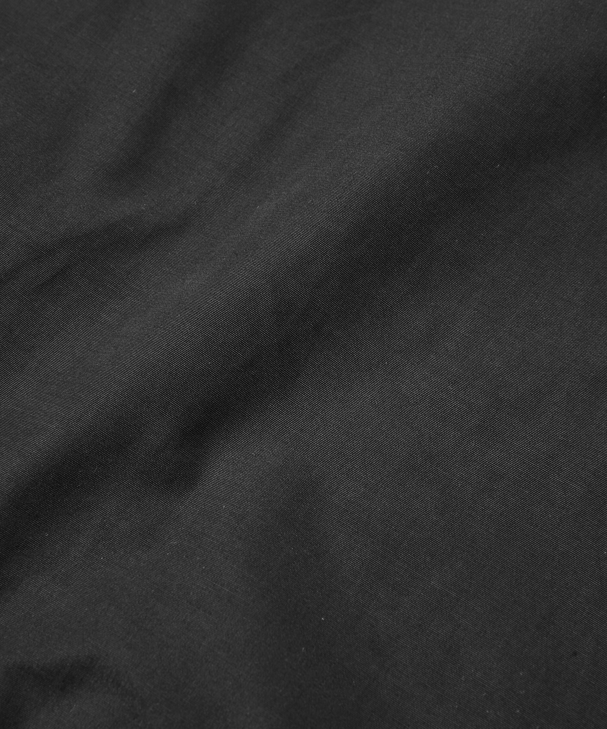Mantel mit Knöpfen und hohem Kragen, Black