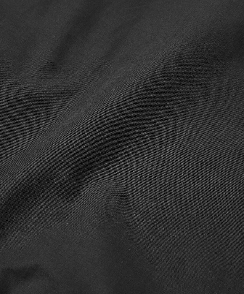 Mantel mit Knöpfen und hohem Kragen, Black