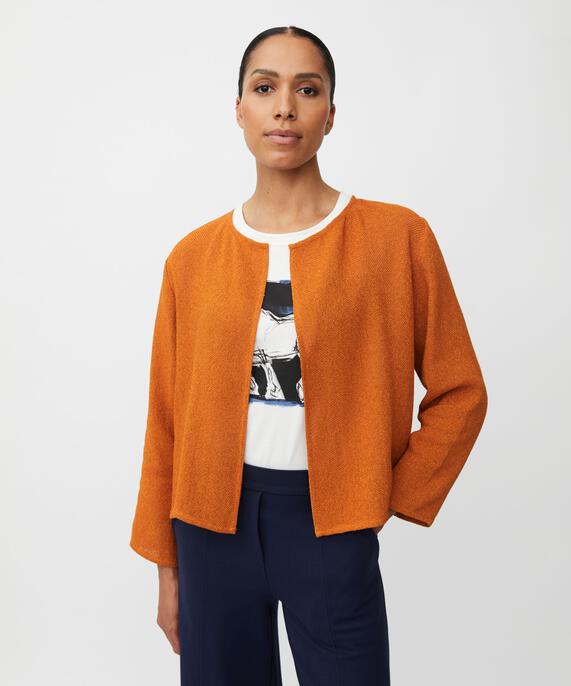 Kurze Jacke Aus Bouclé, Autumnal