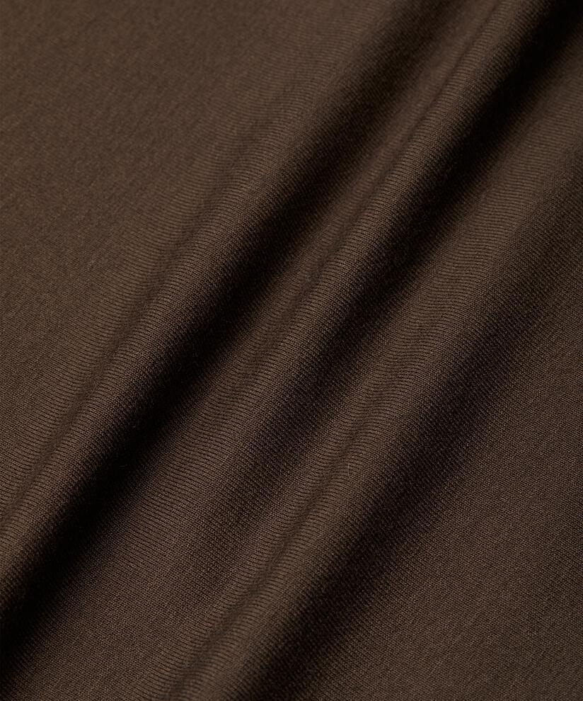 Tulpenkleid aus Jersey, Coffee Bean