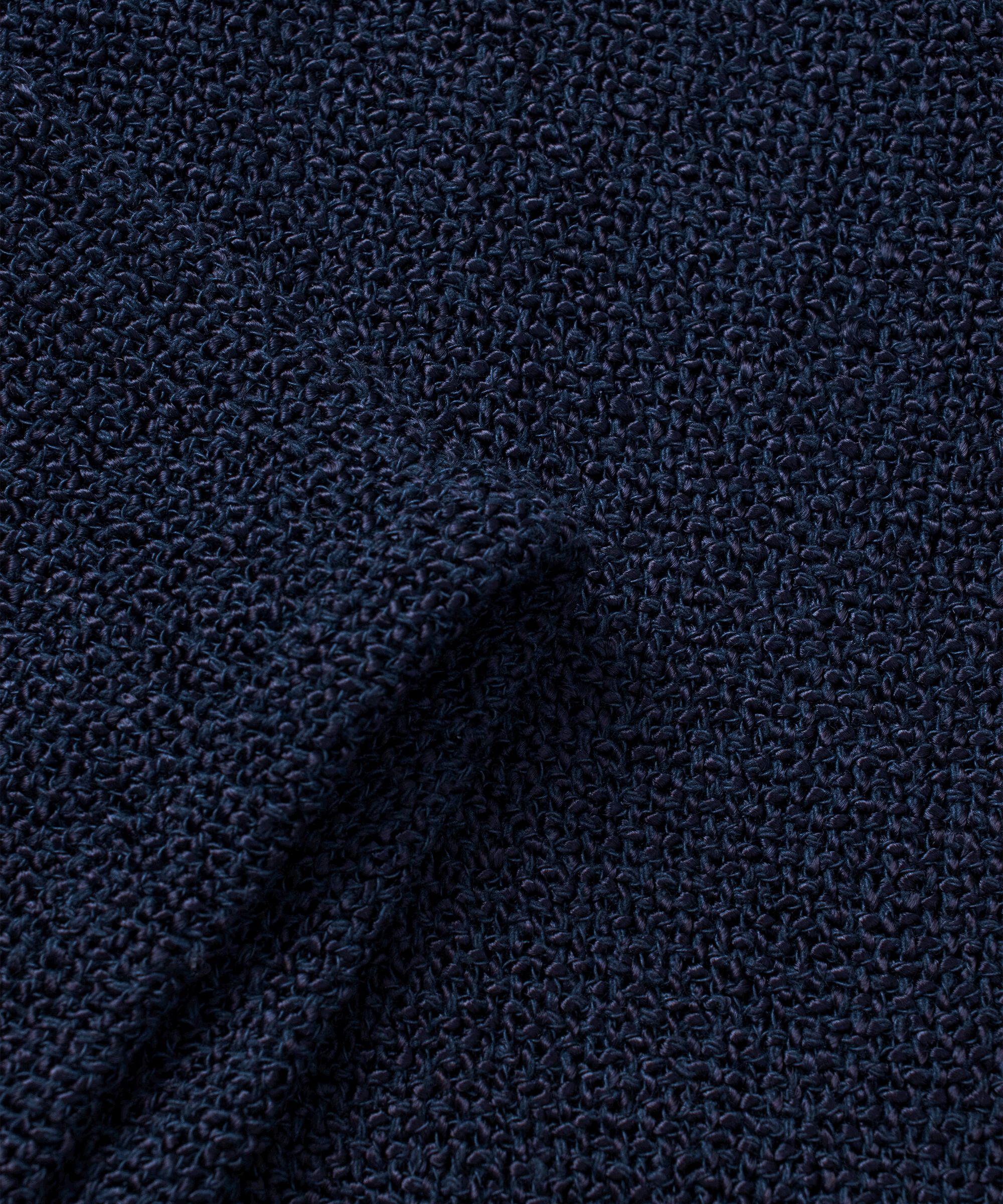 Kurze Jacke Aus Bouclé, Navy