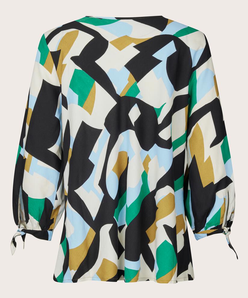 Viskosebluse mit 3/4 Ärmeln, Greenlake