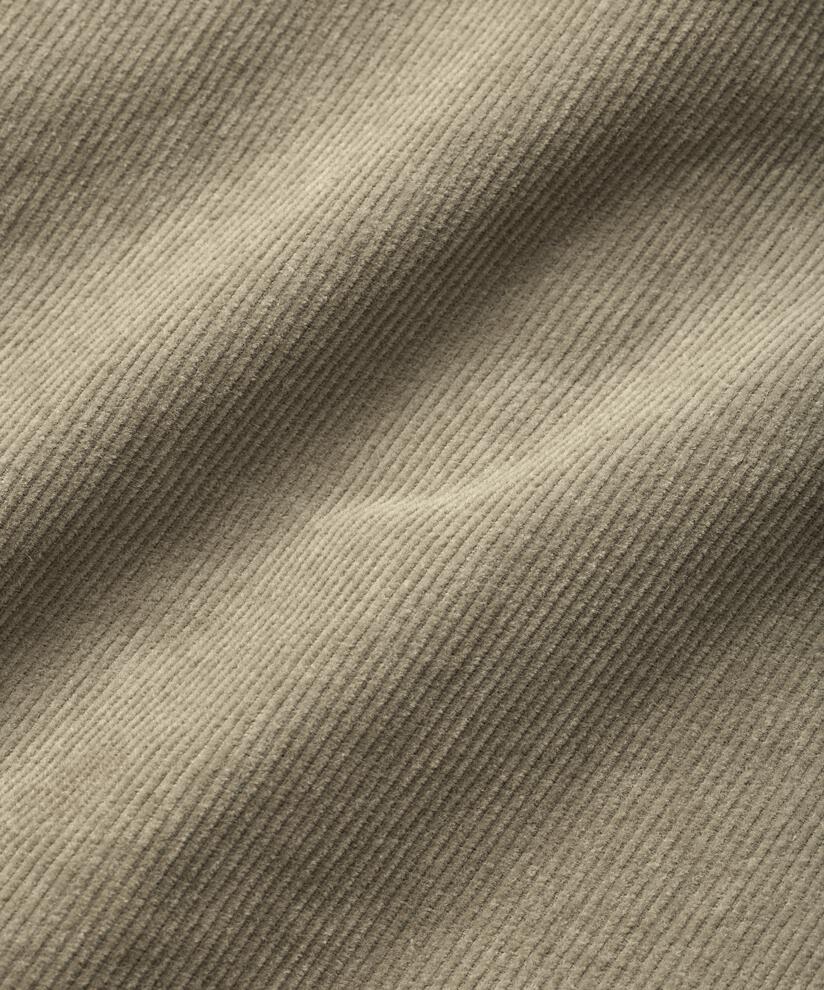 Samtrock mit Gummizug hinten, Vetiver
