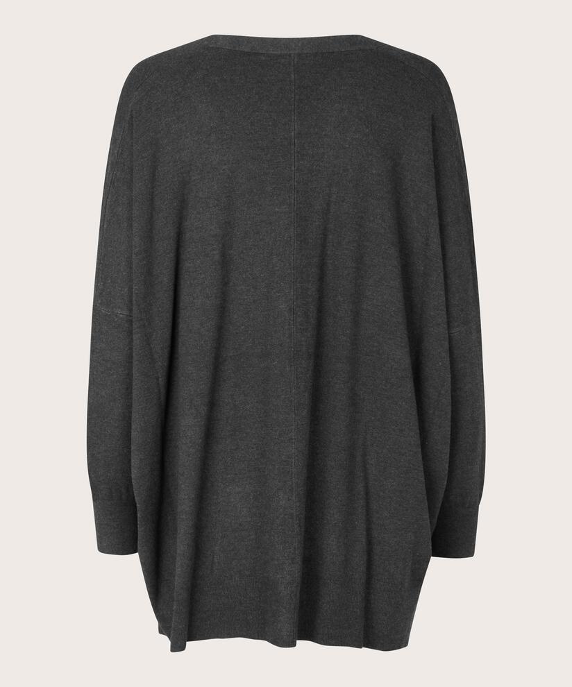 Lina Cardigan, D. Grey mel., hi-res