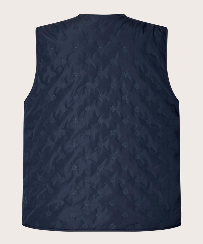 Steppweste mit Druckknopfverschluss, Mood Indigo