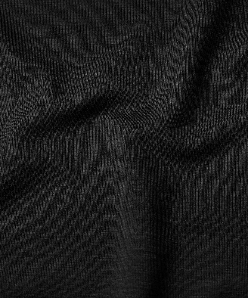 Rollkragenbluse Aus Weichem Jersey, Black