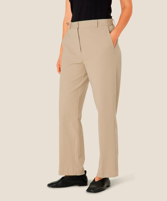 Schwere Baumwollhose Mit Eingrifftaschen, Plaza Taupe