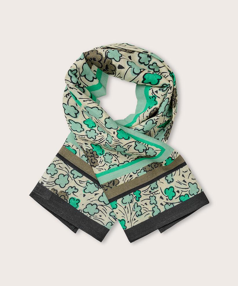 Tuch aus Baumwolle, D. Lichen Green