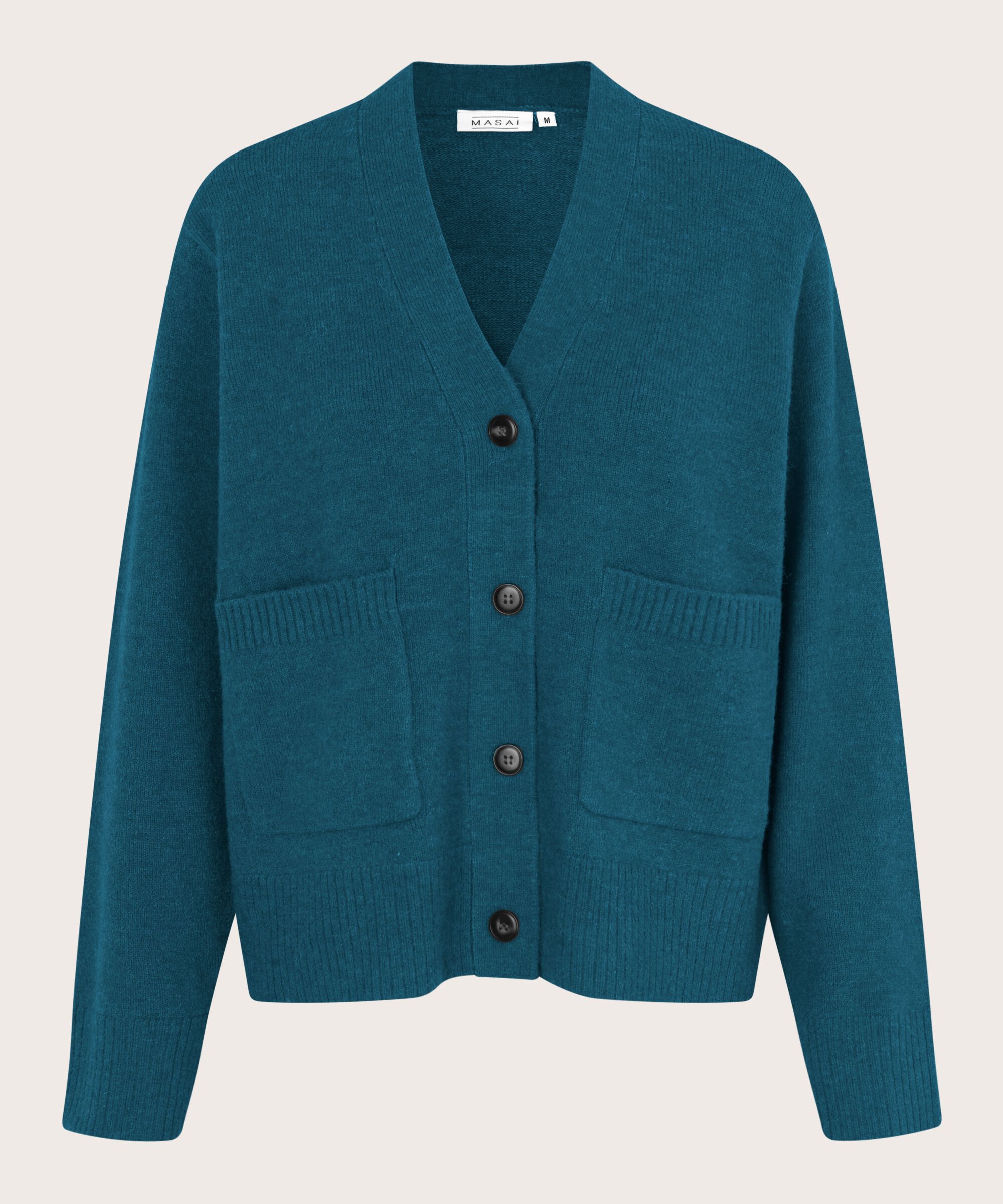 klassischer Cardigan aus Wollmischung, Reflect Pond