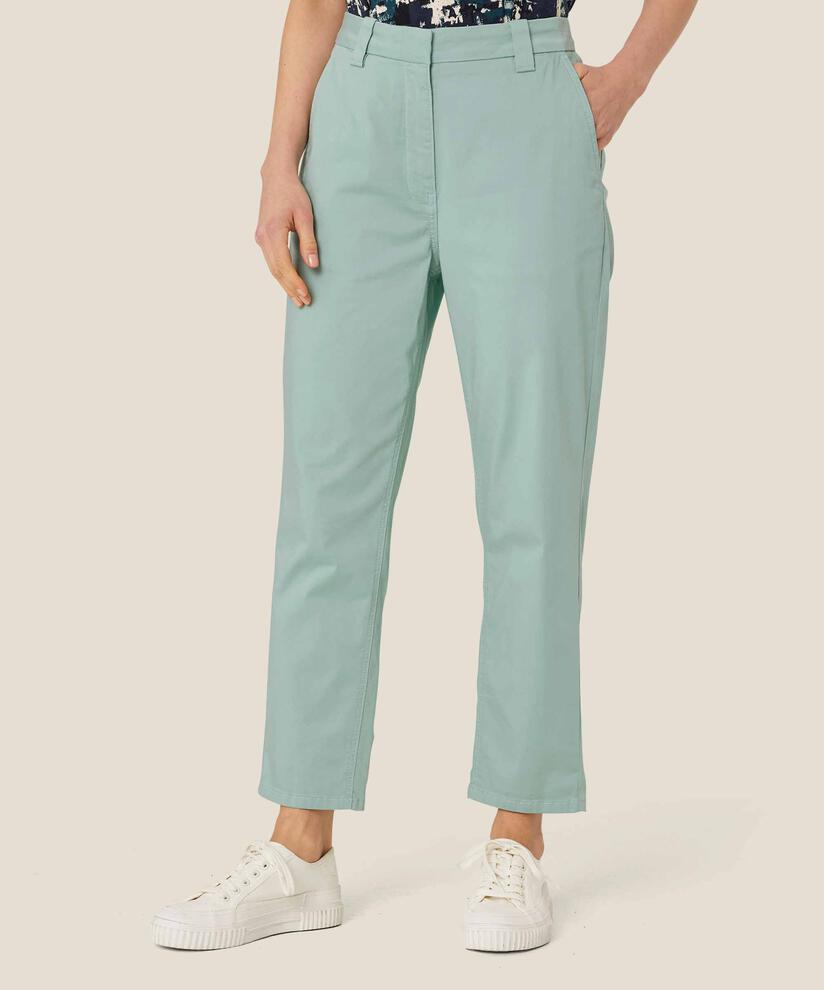 Kurze Chinohose aus Baumwolle mit Seitentaschen, Blue Haze
