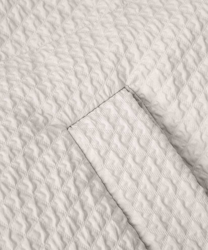 Daunenmantel mit Waffelstruktur, Purmice stone