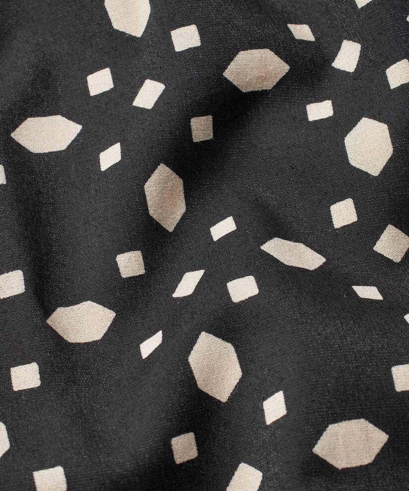 Viskosebluse Mit V-ausschnitt, Black