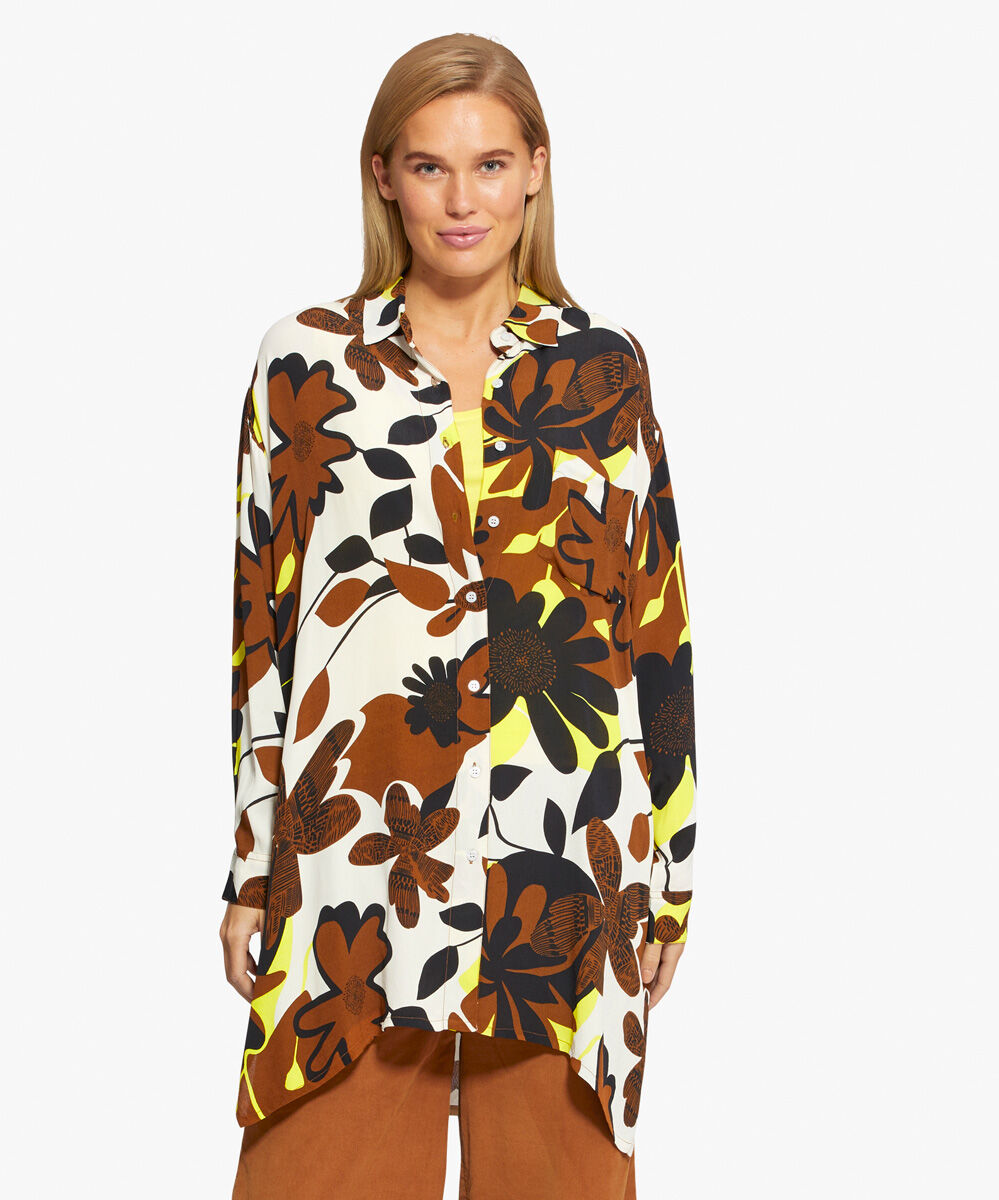 ILTA HEMDBLUSE, Green Sheen