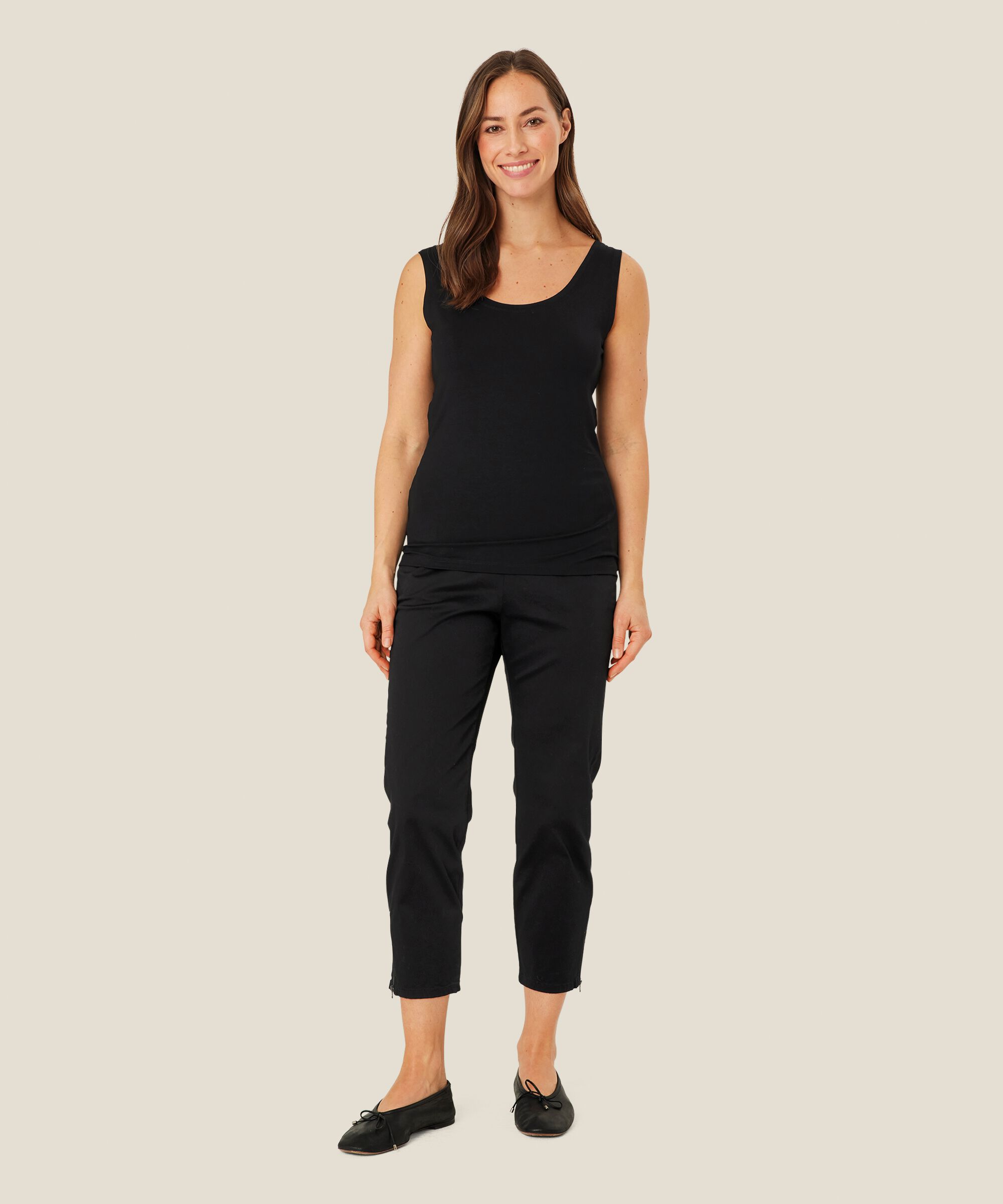 weiches Jersey-Tanktop, Black