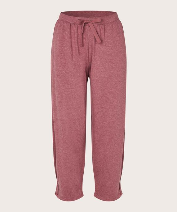 Jogginghose aus weichem Jersey, Tawny Port mel.