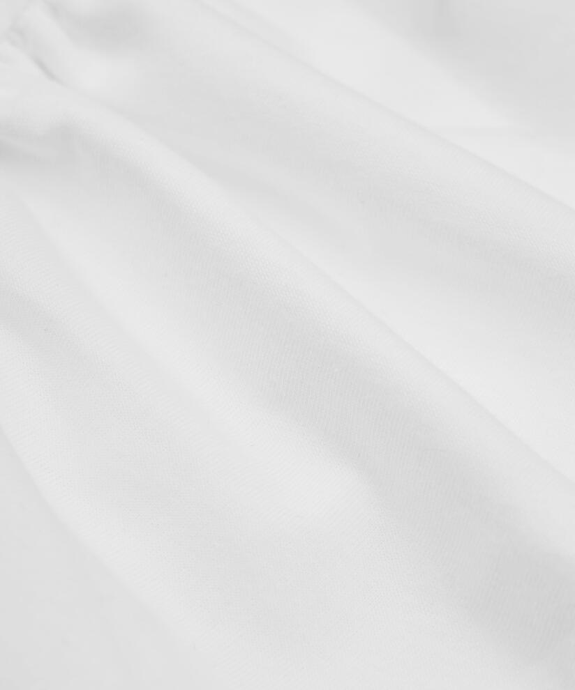 T-Shirt mit Rüschenärmeln, White