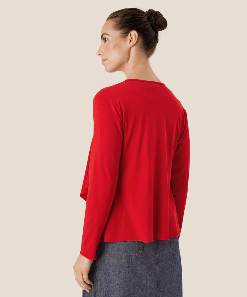 Offener Jersey-cardigan, Goji Berry