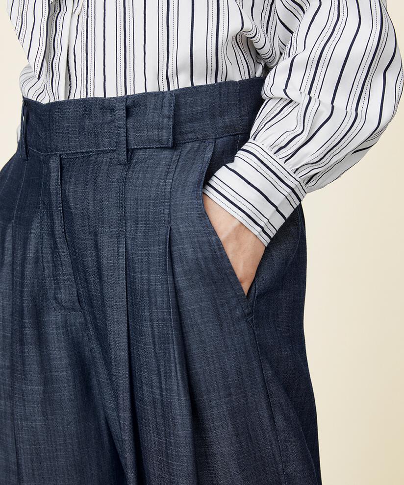 Perlinas Hose, Blue Denim, hi-res