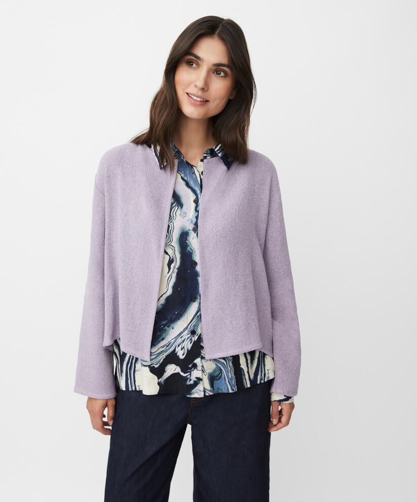 Kurze Jacke Aus Bouclé, Wisteria