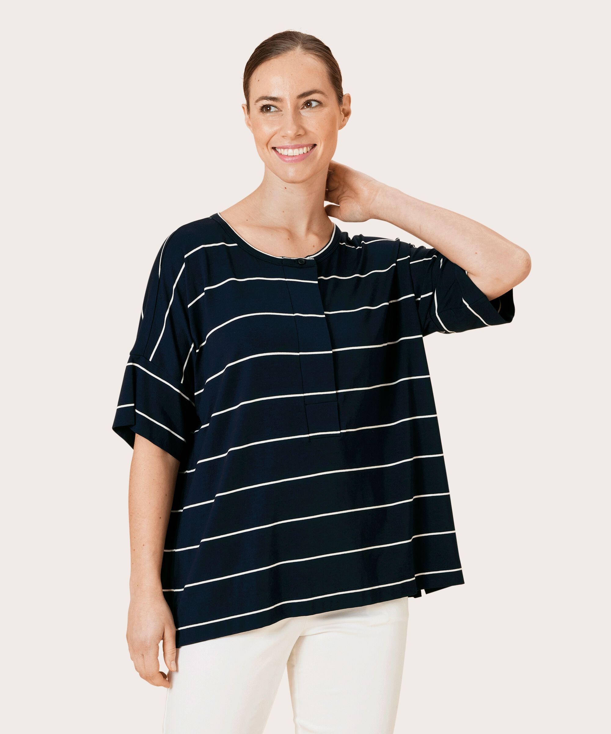 DRY JERSEY T-SHIRT, Navy