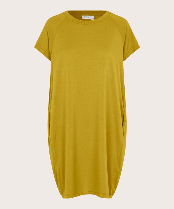 Tunika Mit Rundhalsausschnitt Und Taschen, Burnish Gold