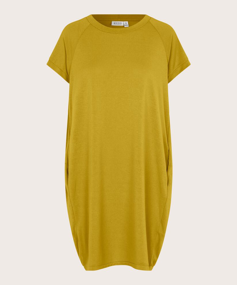 Tunika Mit Rundhalsausschnitt Und Taschen, Burnish Gold