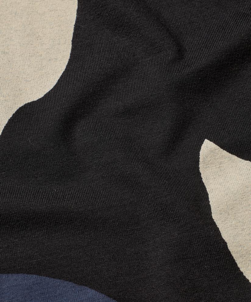 bedrucktes Jersey-Top mit Rundhalsausschnitt, Navy Blazer