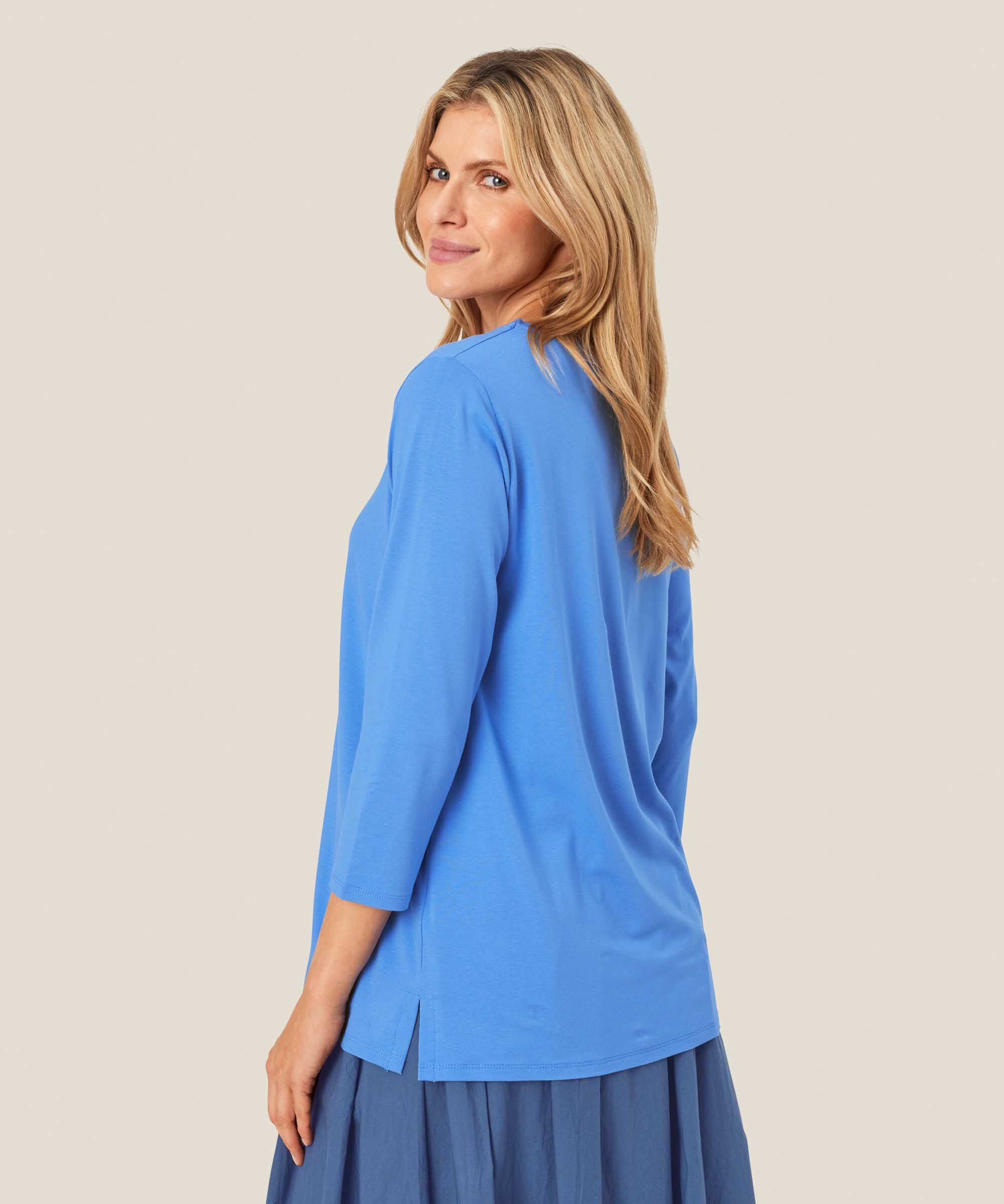 Shirt mit rundem Hals, Ultramarine