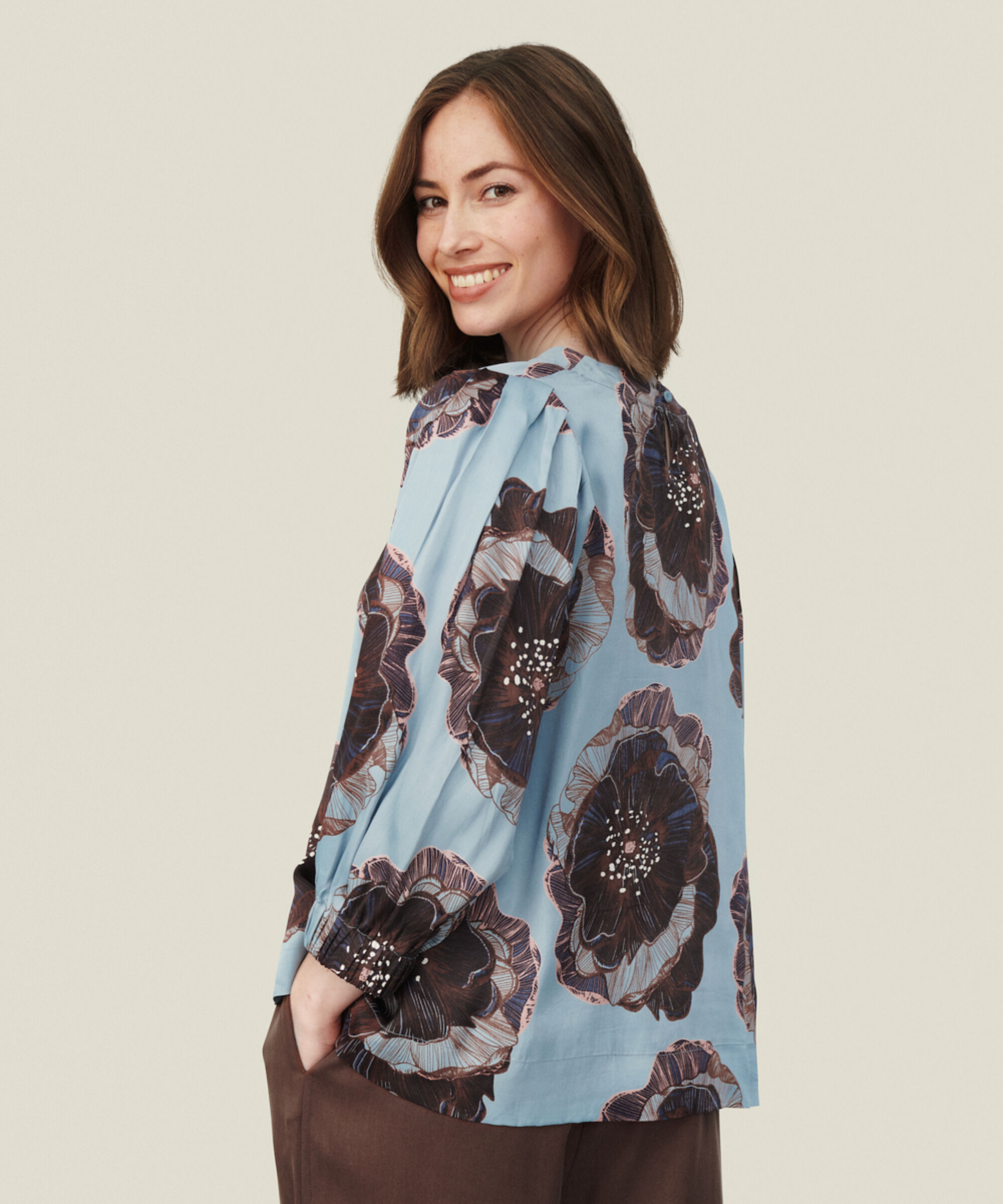 BRISA TOP, Faded Denim