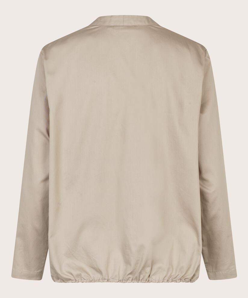 Baumwollbluse mit V-Ausschnitt, Pure Cashmere