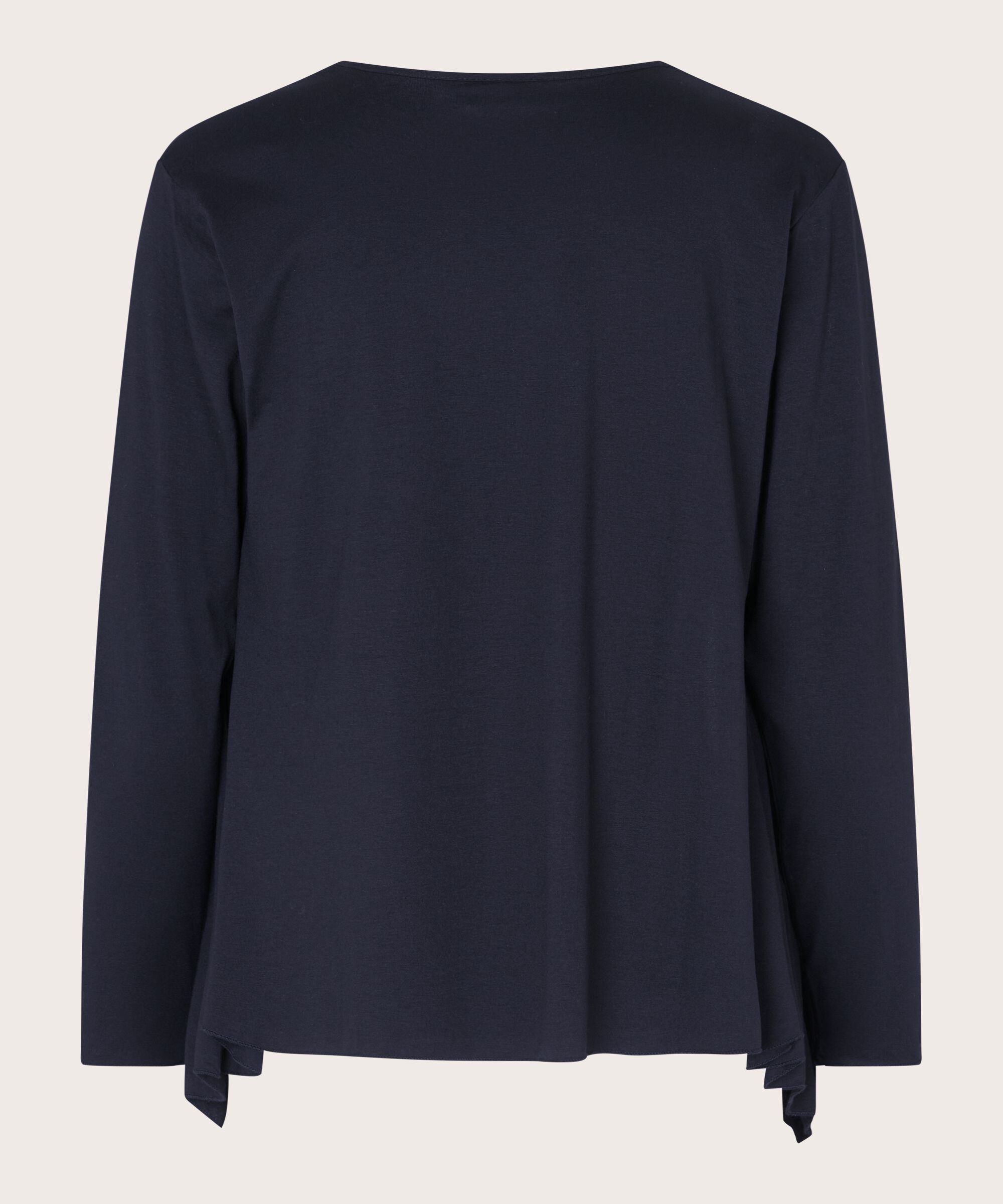 Offener Jersey-cardigan, Navy