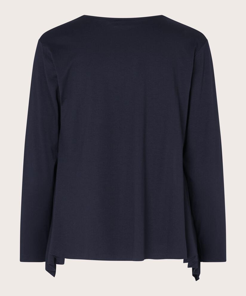 Offener Jersey-cardigan, Navy
