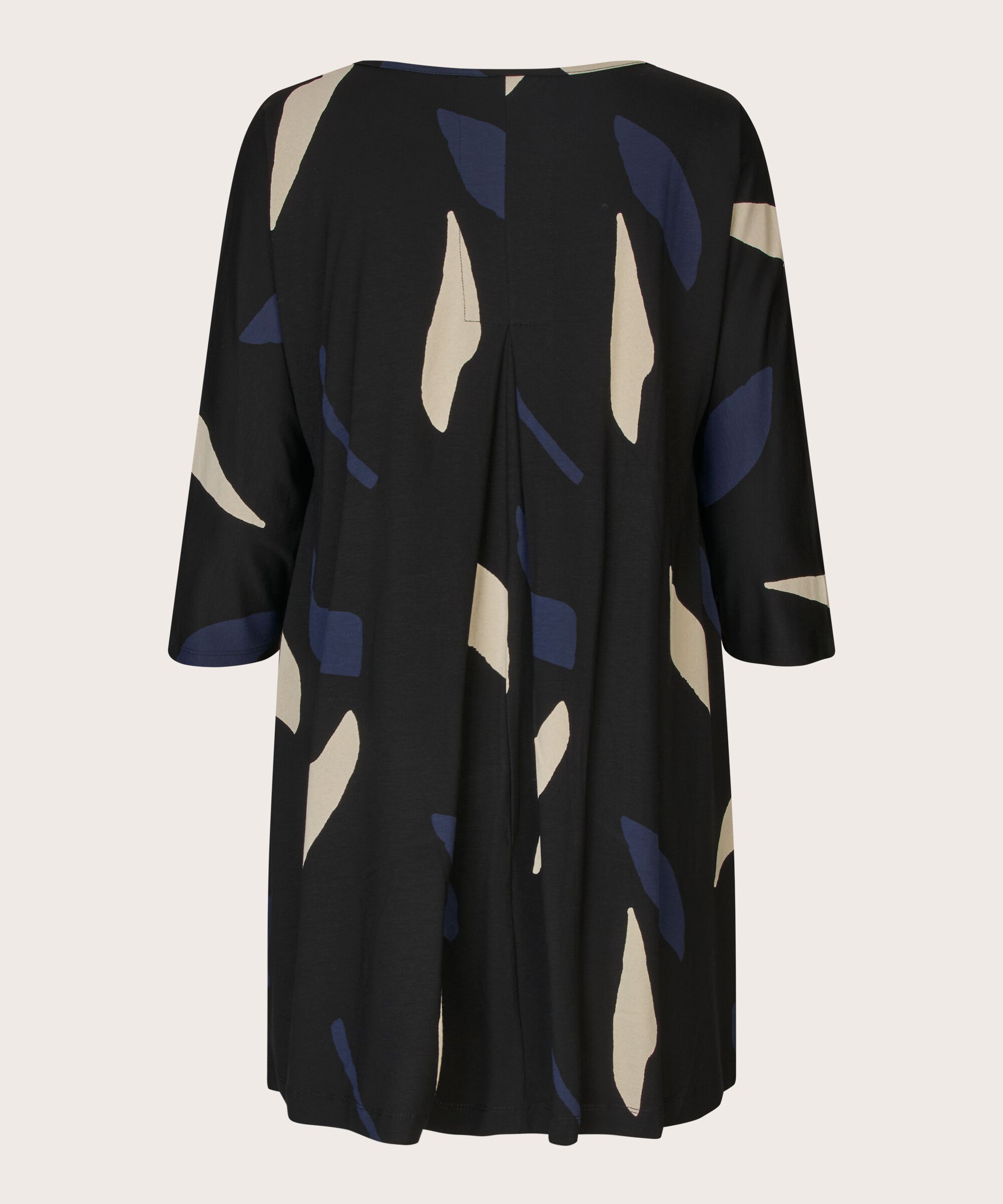 Langarm-tunika Aus Jersey Mit Eingrifftaschen, Navy Blazer