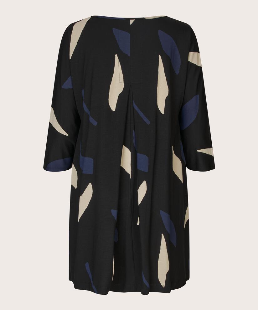 Langarm-tunika Aus Jersey Mit Eingrifftaschen, Navy Blazer