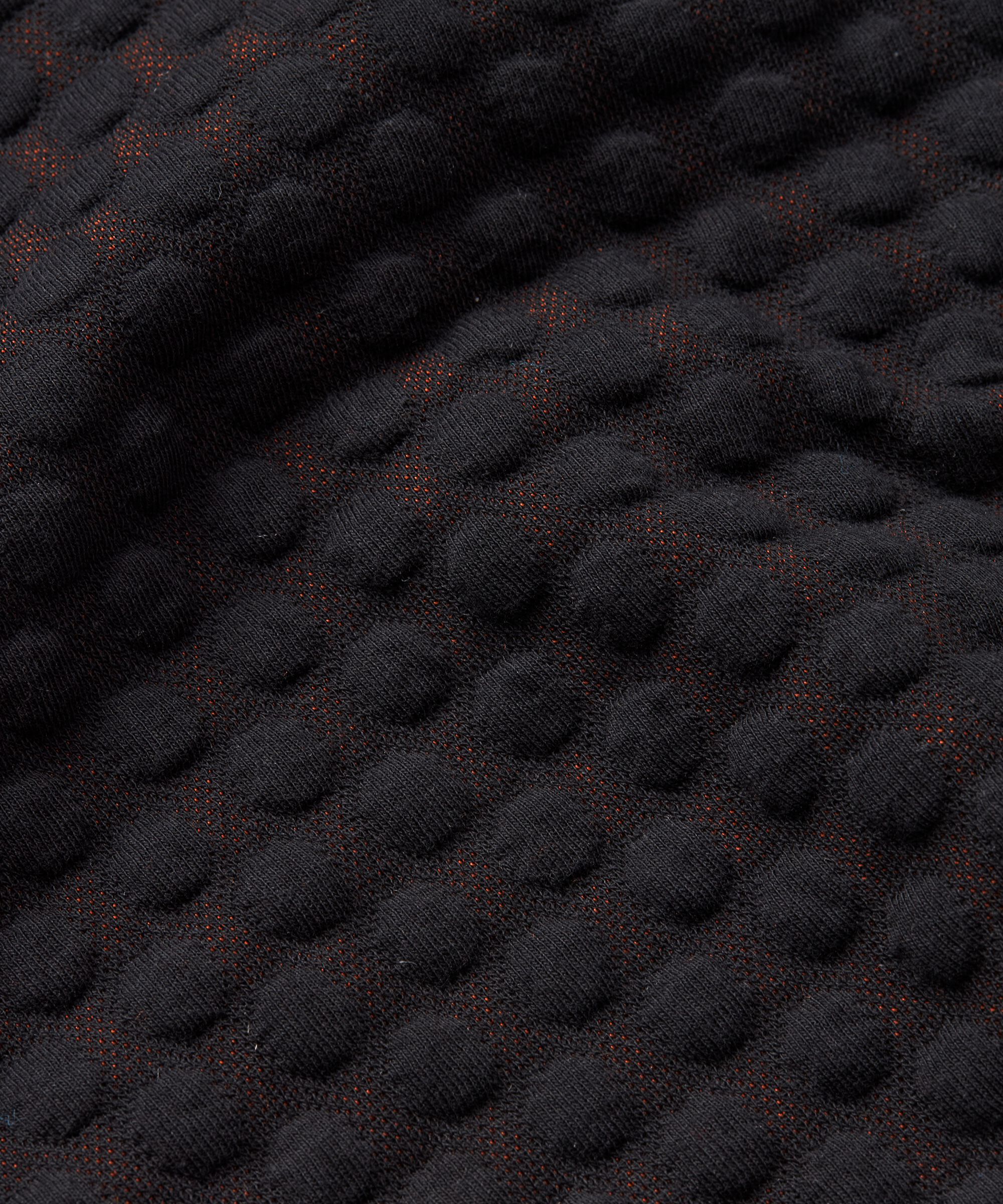 Jacke in Jersey-Qualität mit Bubble-Effekt, Black