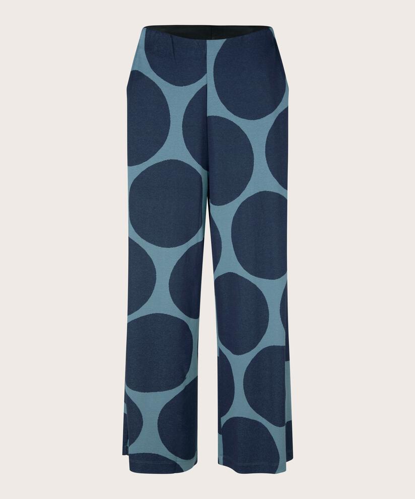 Jerseyhose mit weitem Bein und elastischem Bund, Proven Blue