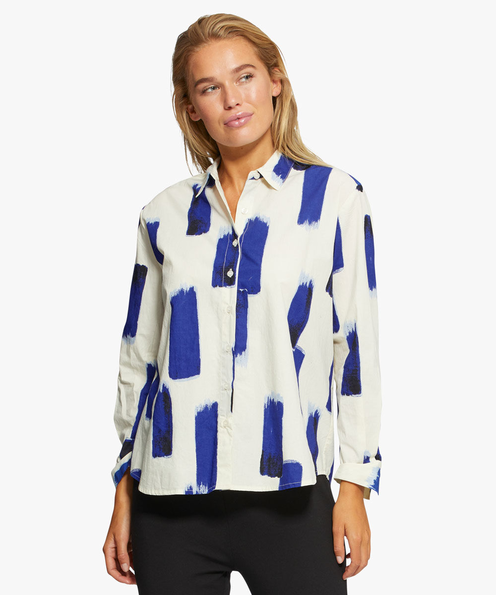 IMMA HEMDBLUSE, Clematis Blue