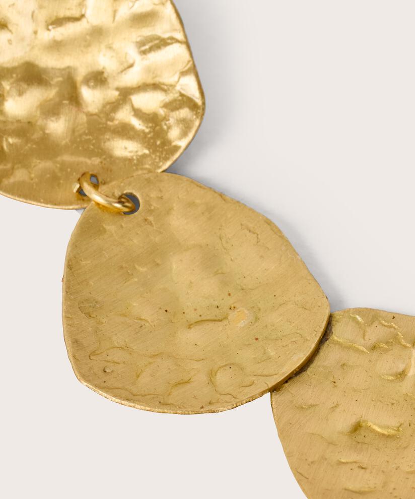 skulpturale Ohrstecker, Gold