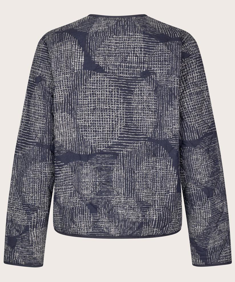 dünne Steppjacke mit Druckknöpfen, Navy Blazer