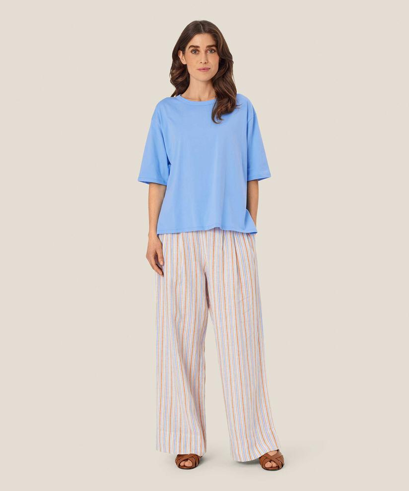 T-shirt Mit Rundhals, Della Blue