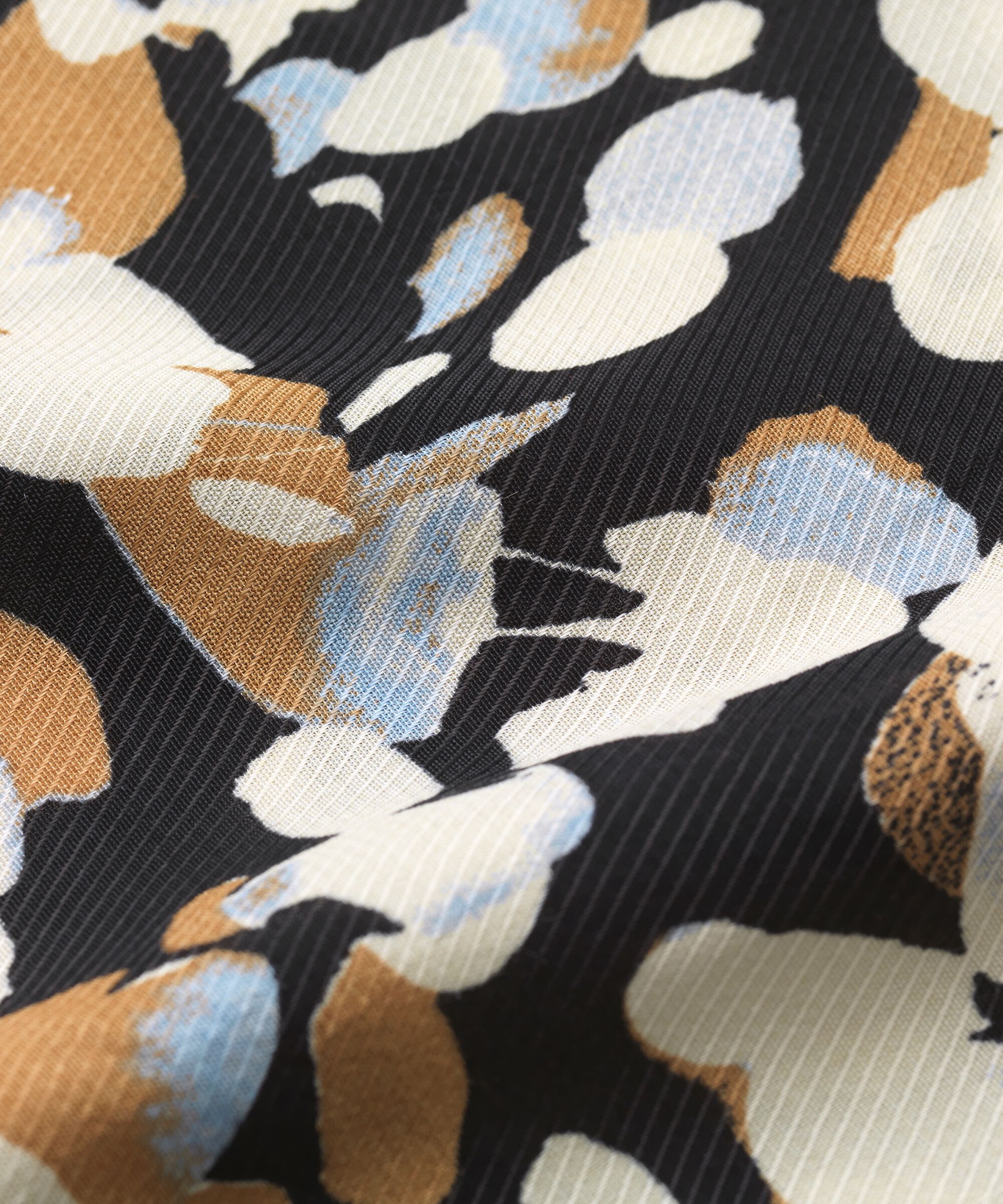 Viskosebluse Mit V-ausschnitt, Chipmunk