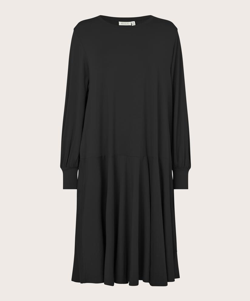 Jerseykleid mit Weite, Black