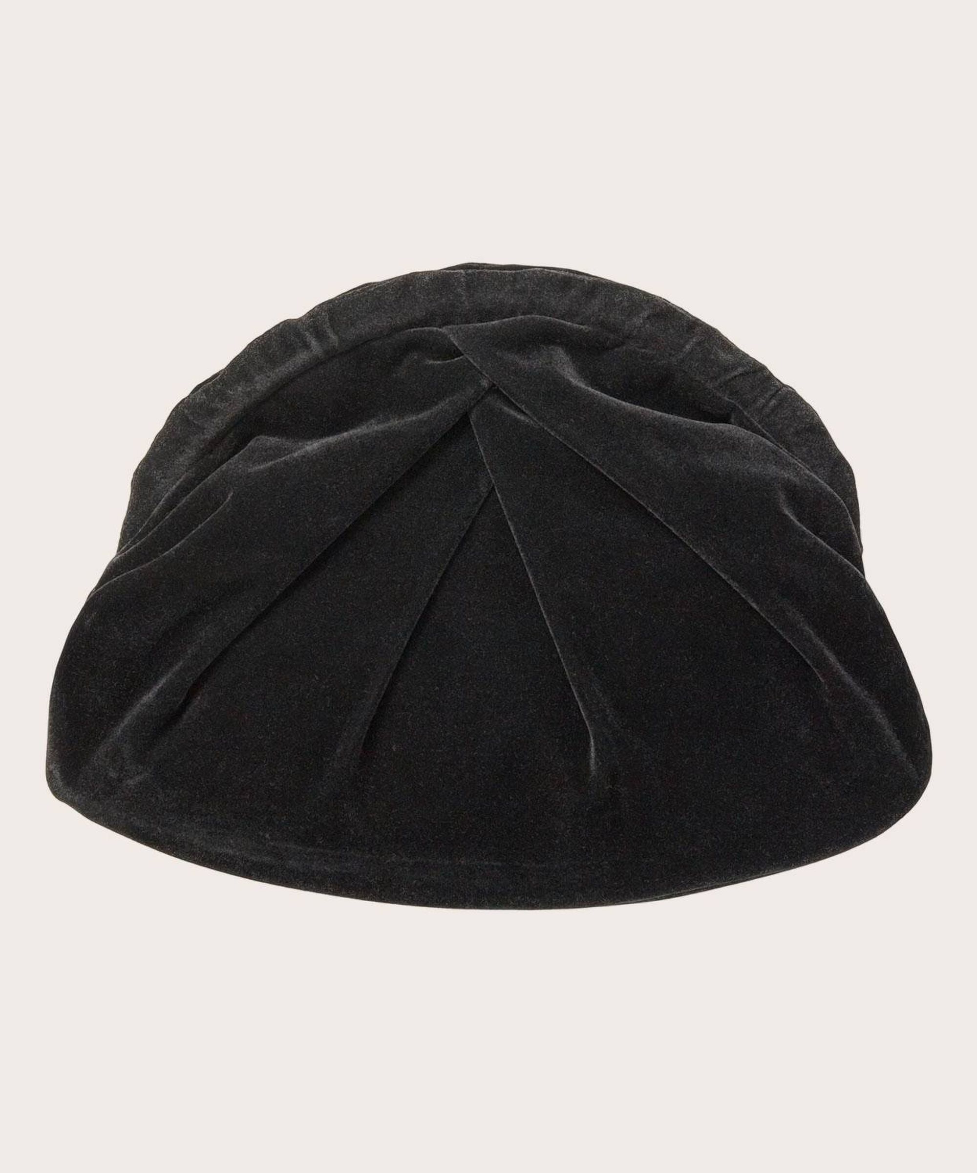 ROSELYNN VELOURS-CLUTCH, Black