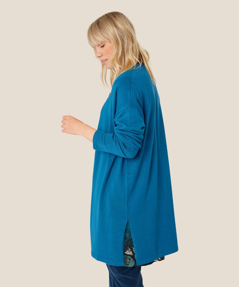 Feinstrick-cardigan Mit Geradem Schnitt, Celestial