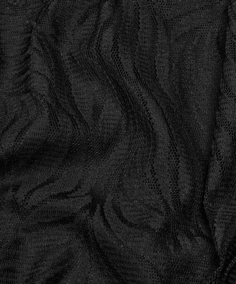 Jersey-Spitzenkleid mit Petticoat, Black
