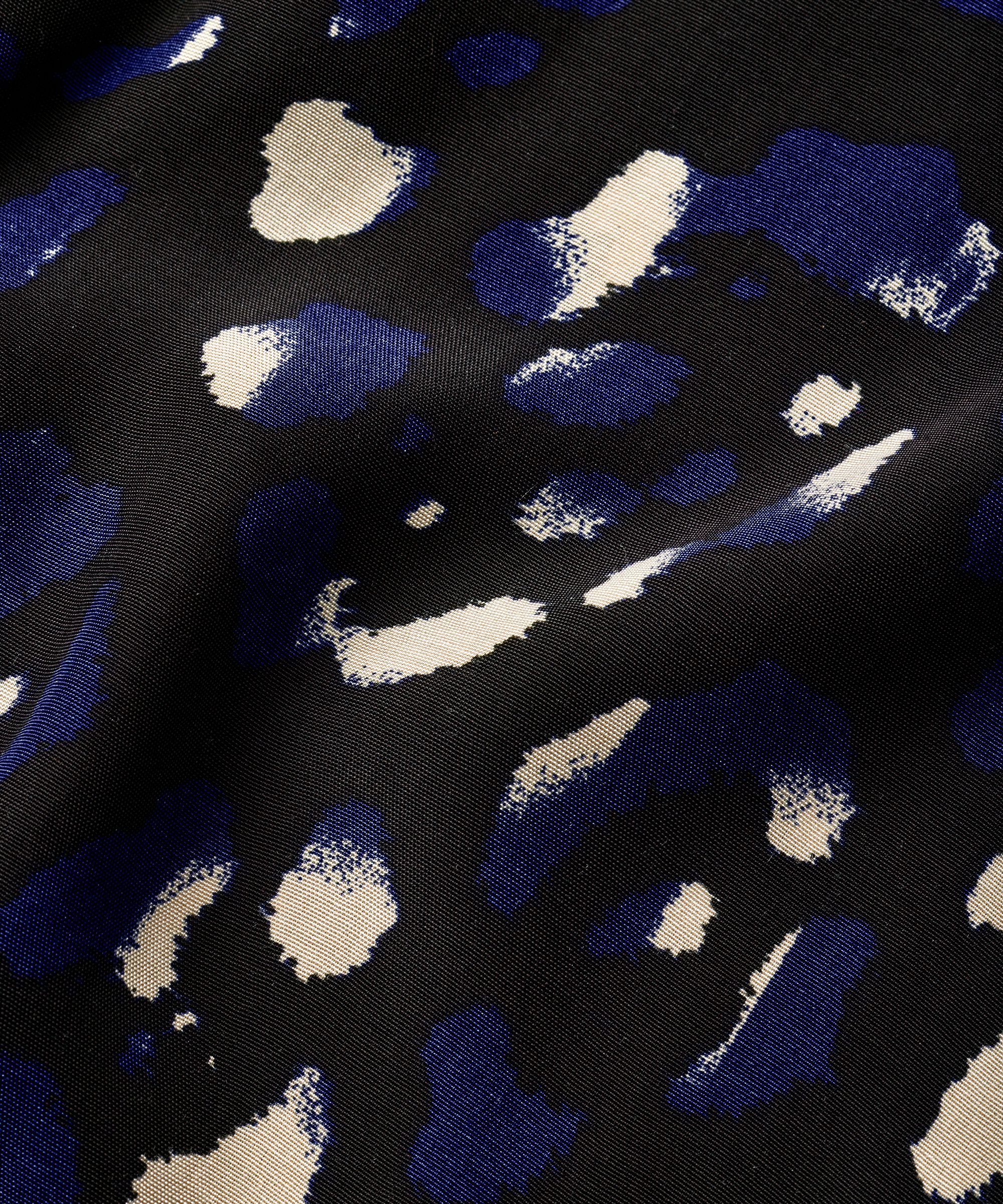 Viskosebluse Mit V-ausschnitt, Medieval blue