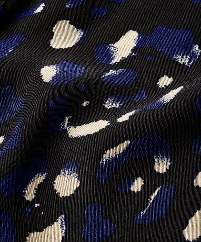 Viskosebluse Mit V-ausschnitt, Medieval blue