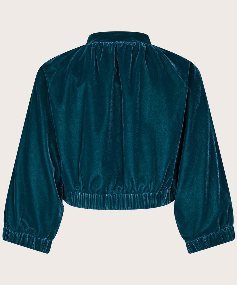 kurze Veloursjacke mit Reißverschluss, Reflect Pond