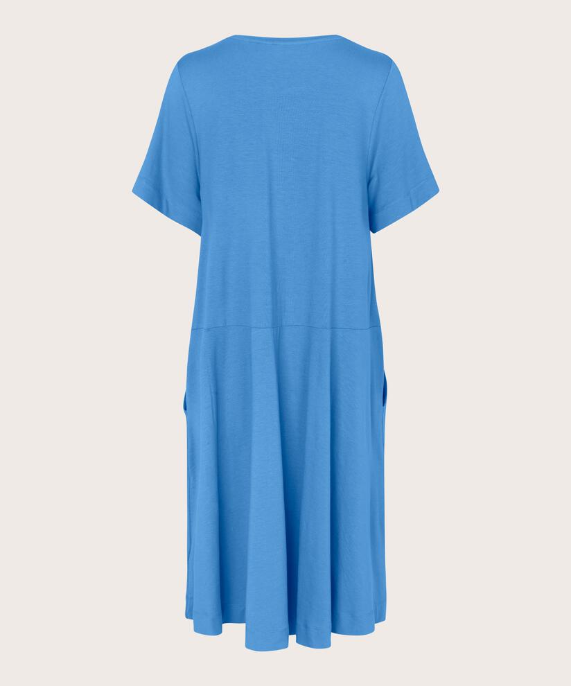 Jerseykleid mit Rundhalsausschnitt und Eingrifftaschen, Marina